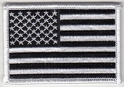 Blackout Large 3 x 5 American Flag Patch – BritKitUSA