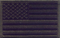 3x5 American Flag Patch - Black – Savage Tacticians